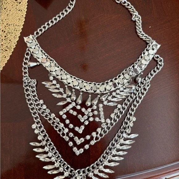 Costume Statement necklace Adjustable - Picture 2 of 4